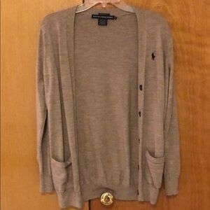 Ralph Lauren Beige Knit Cardigan